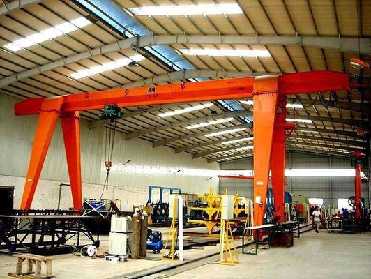 Schneider Electrical Parts and Mechanical Built In Brake Single Girder Gantry Crane Q235 Steel Material