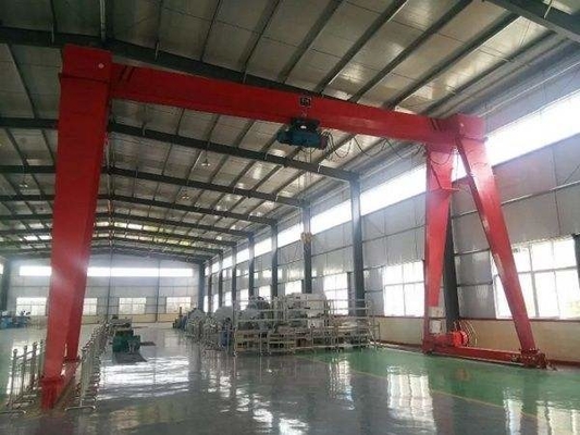 Large Operating Range Single Girder Gantry Crane 3 Ton Cargo Container Crane