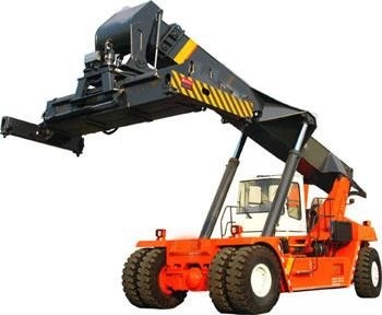 45 Tons Transport Container Reach Stacker Anti Rollover Rotating Telescopic Handler