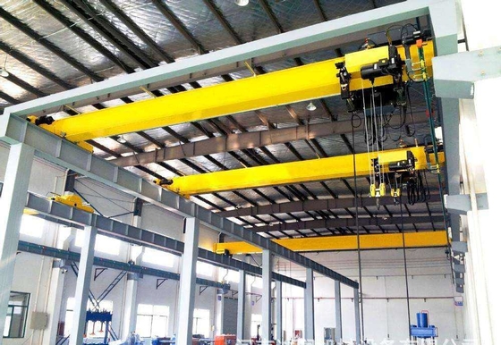 Small European Standard Single Girder Overhead Crane remote control with hoist  5ton bridge crane